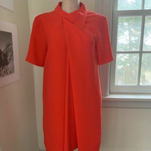 COS Dress in a Striking Red/Pink color and cut